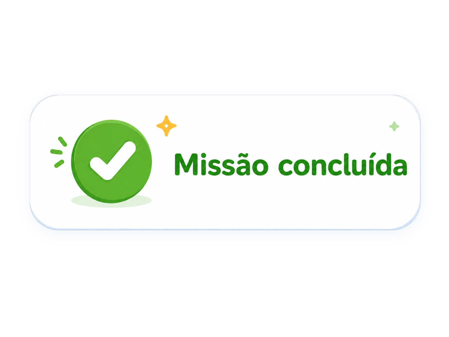 Missão concluída